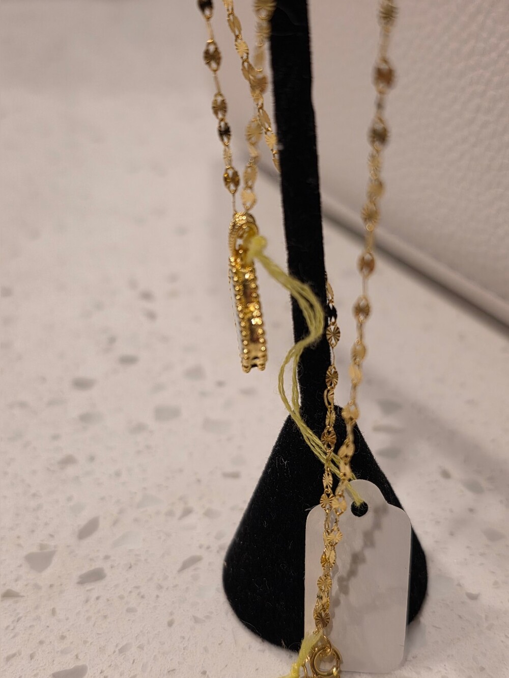 🎀✨️18K Real Gold Green Clover Pendant and 14K Gold Necklace🎀 - Picture 3 of 5
